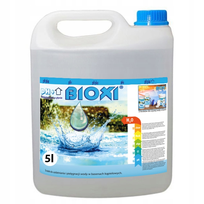 

Bioxi 5l pH+ plus w płynie Chemia Basenowa
