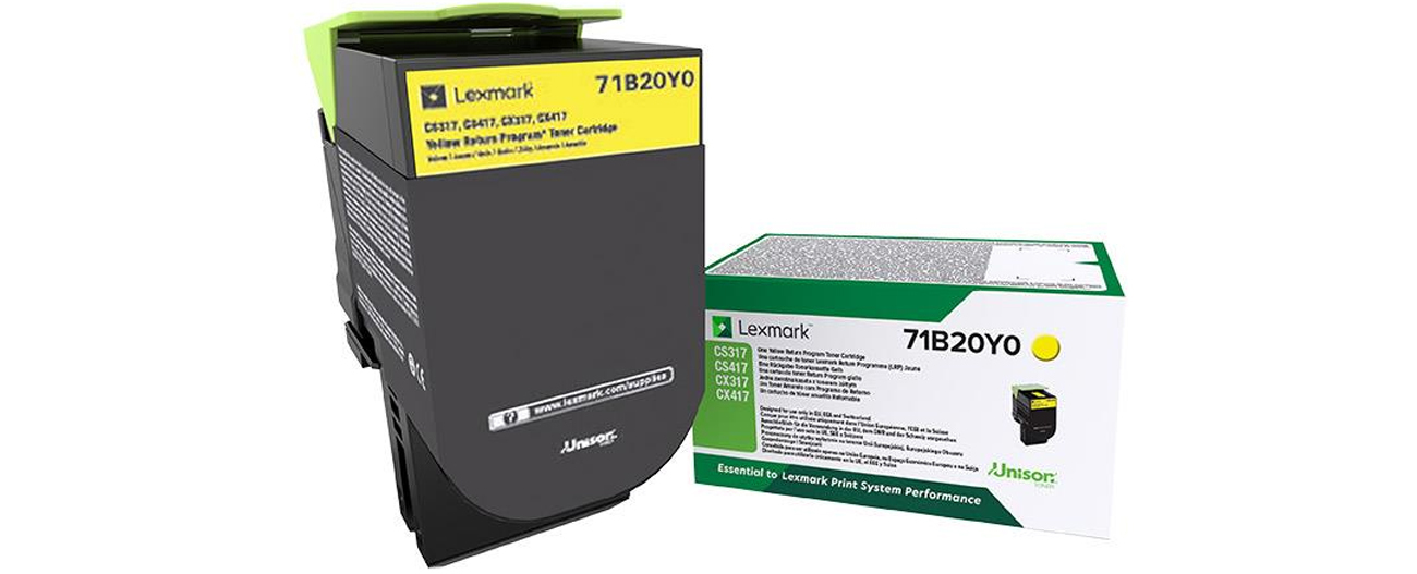 Toner Lexmark 71B20Y0 žltý (yellow)