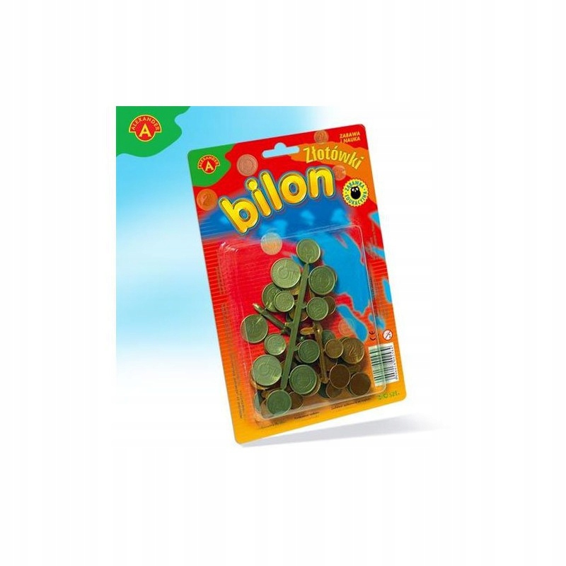 GRA ZŁOTÓWKI monety PIENIĄDZE bilon MONETY Alexander NAUKA PRZEZ ZABAWĘ Bohater / Bajka Inny