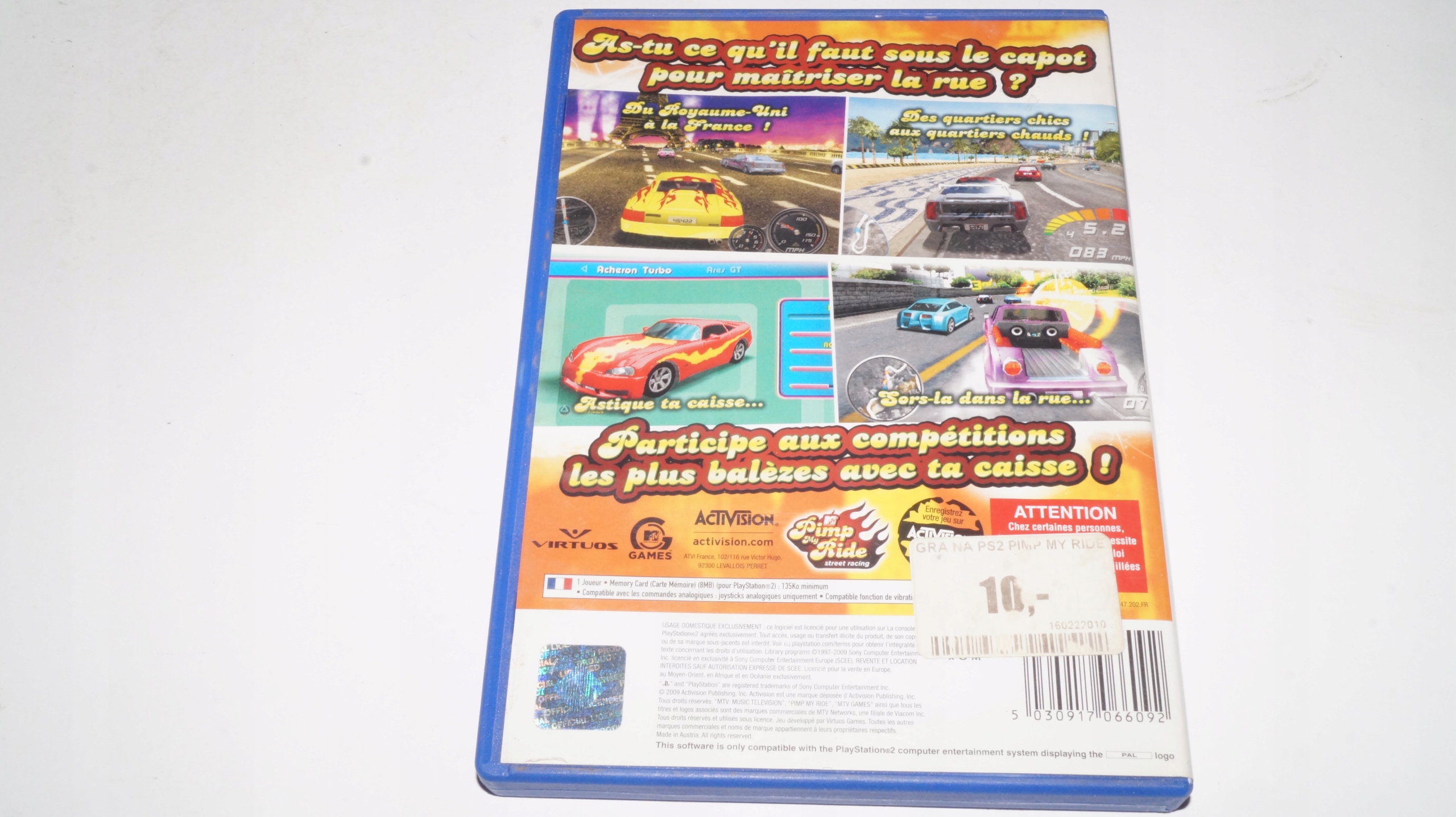 Gra Pimp My Ride Street Racing PS2 EAN (GTIN) 5030917066108