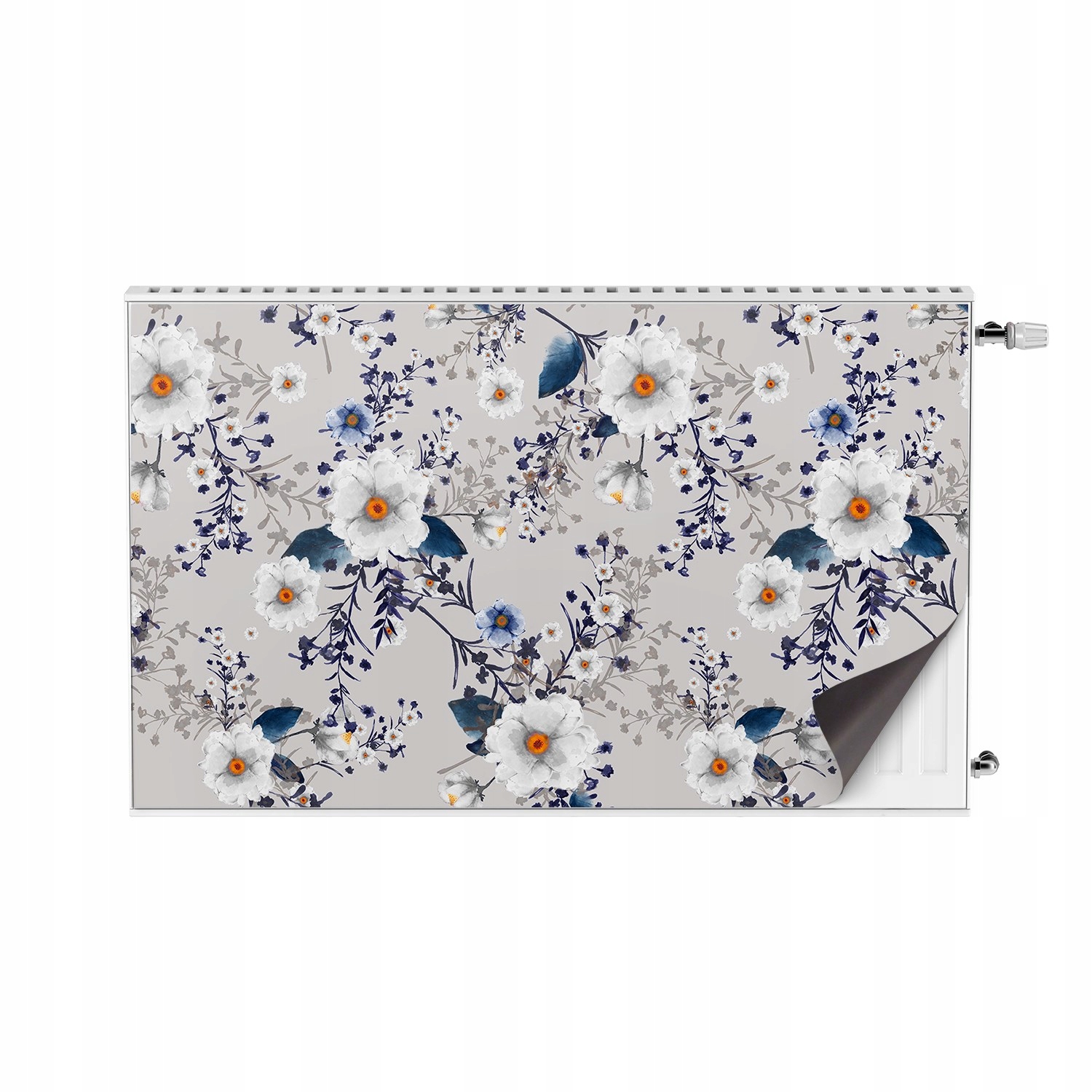 Kryt na radiátor 100x60 s potiskem Kvetoucí květiny