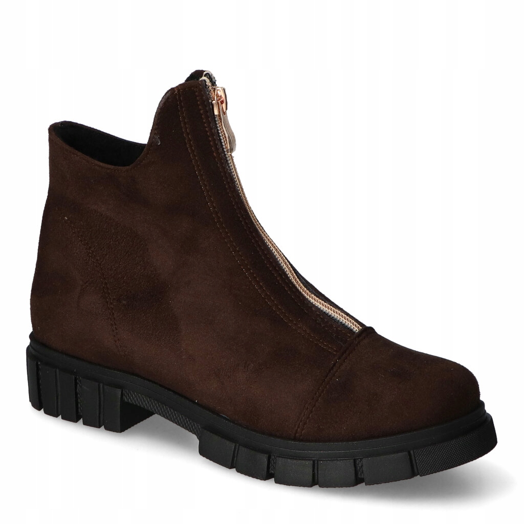 Kotníkové Kotníkové Boty Kamex-But Milano tmavě čokoládové 36