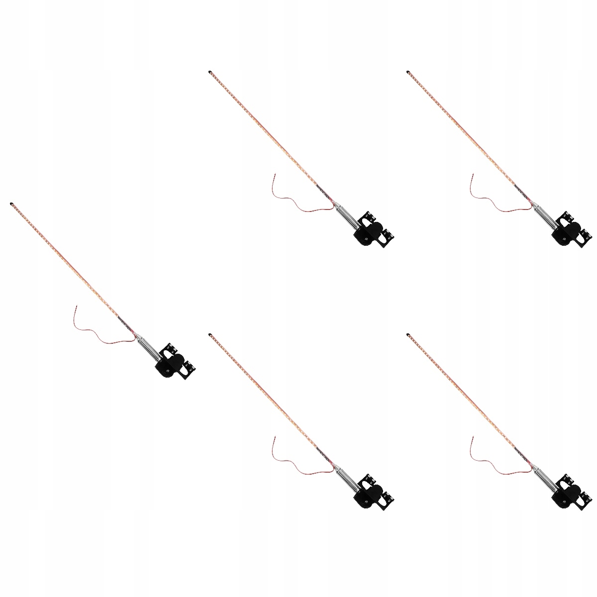 ANTENA CIĘŻAROWA LAMPKA SAMOCHODOWA RGB 300 CM