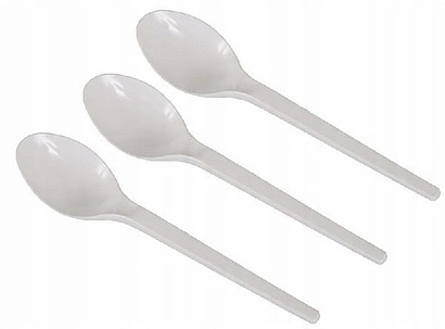 

Łyżki białe wielokrotnego użytku 17,5 cm/50 sztuk