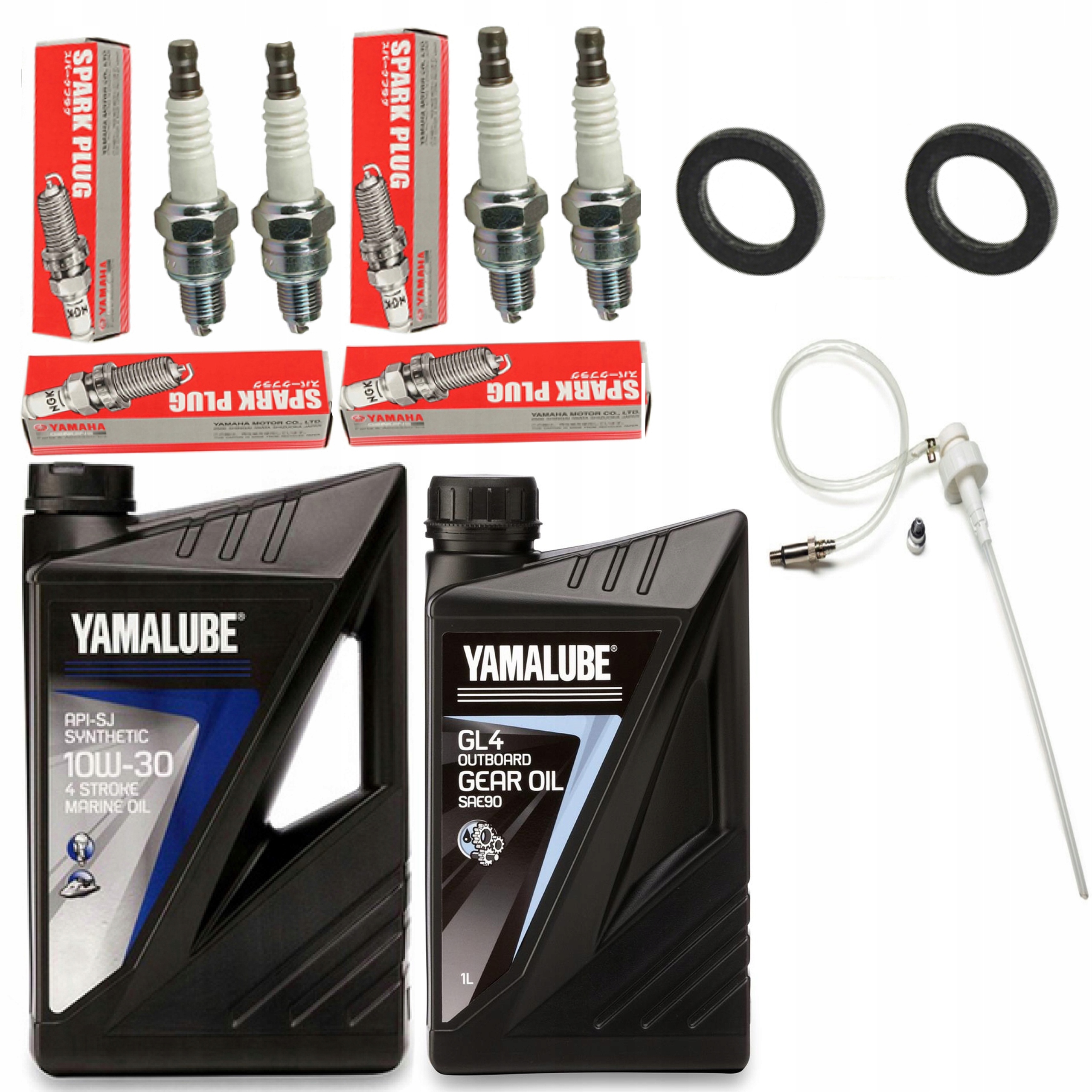 F150D F150A zestaw serwisowy Yamaha Yamalube 10W30 oleje Pompka GL4