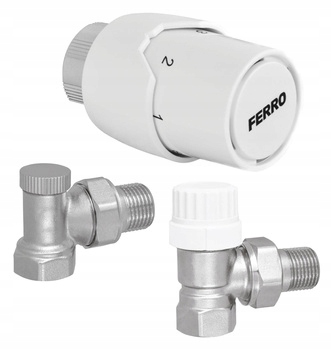 

Ferro Komplet Termostatyczny Kątowy 1/2"
