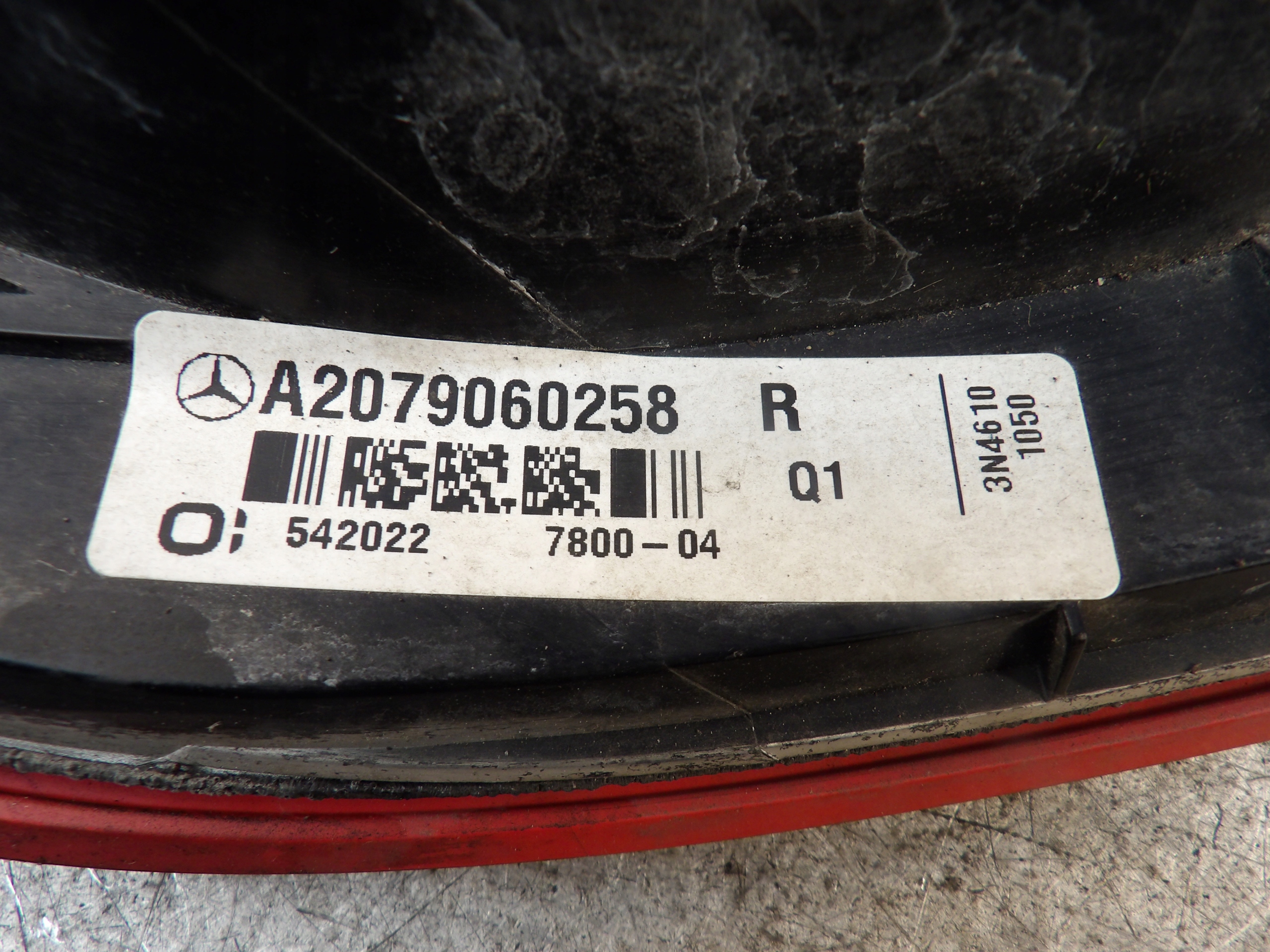 Mercedes W207 coupe light rear right A2079060258R