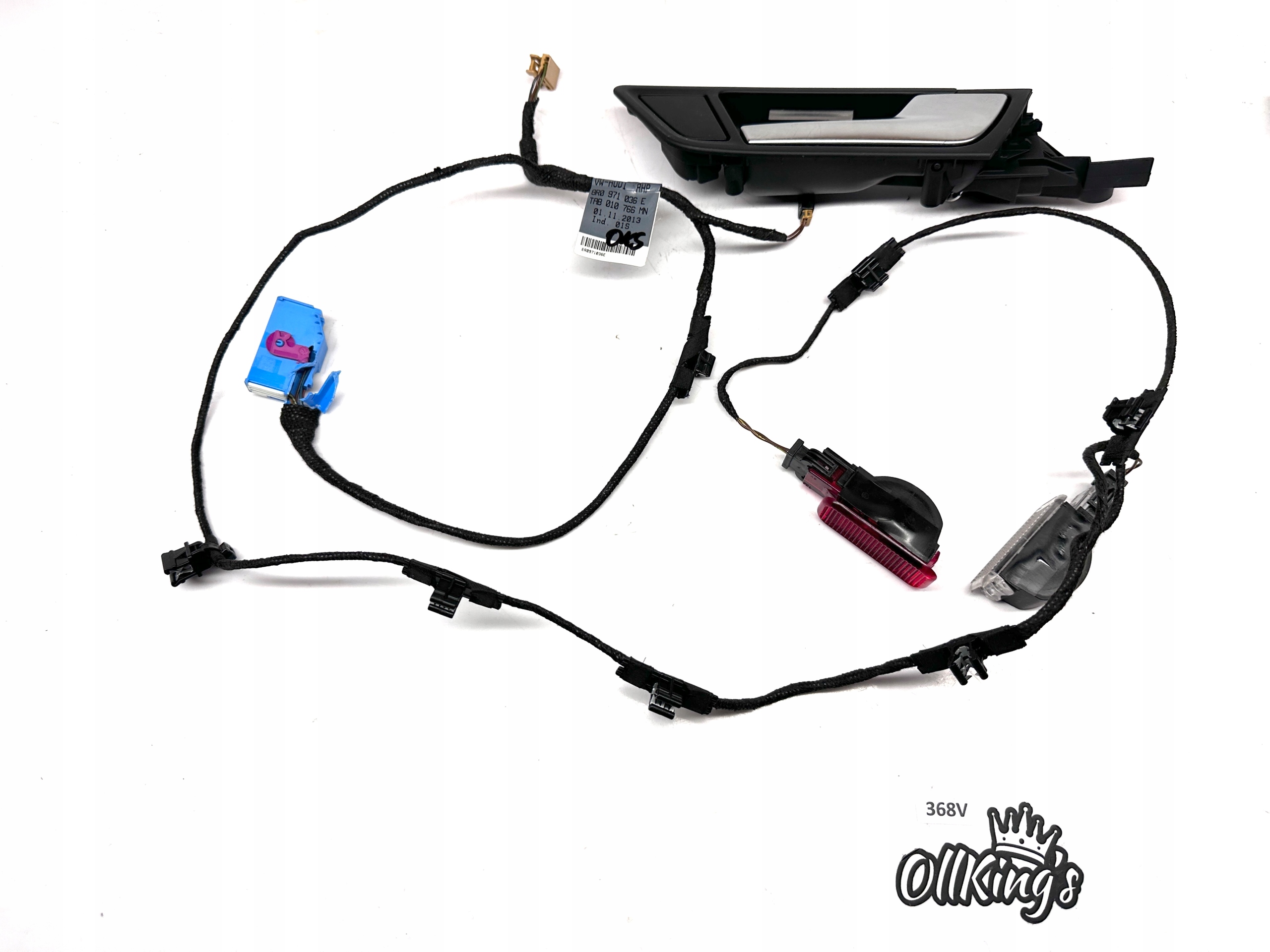 AUDI Q5 SQ5 8R bundle wiring upholstery right front handle 8R0971036E