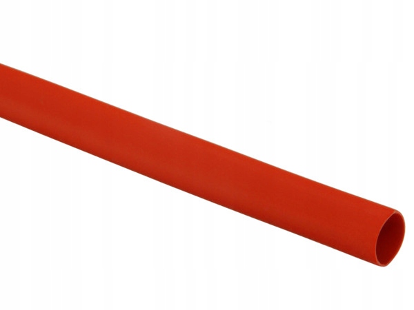 RURKA TERMOKURCZLIWA KOSZULKA 3,2/1,6 CZERWONA 1m