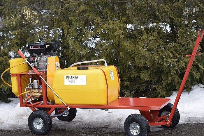 OPRYSKIWACZ SPALINOWY OGRODNICZY 100L 6,5 KM 22 l Zasilanie spalinowe