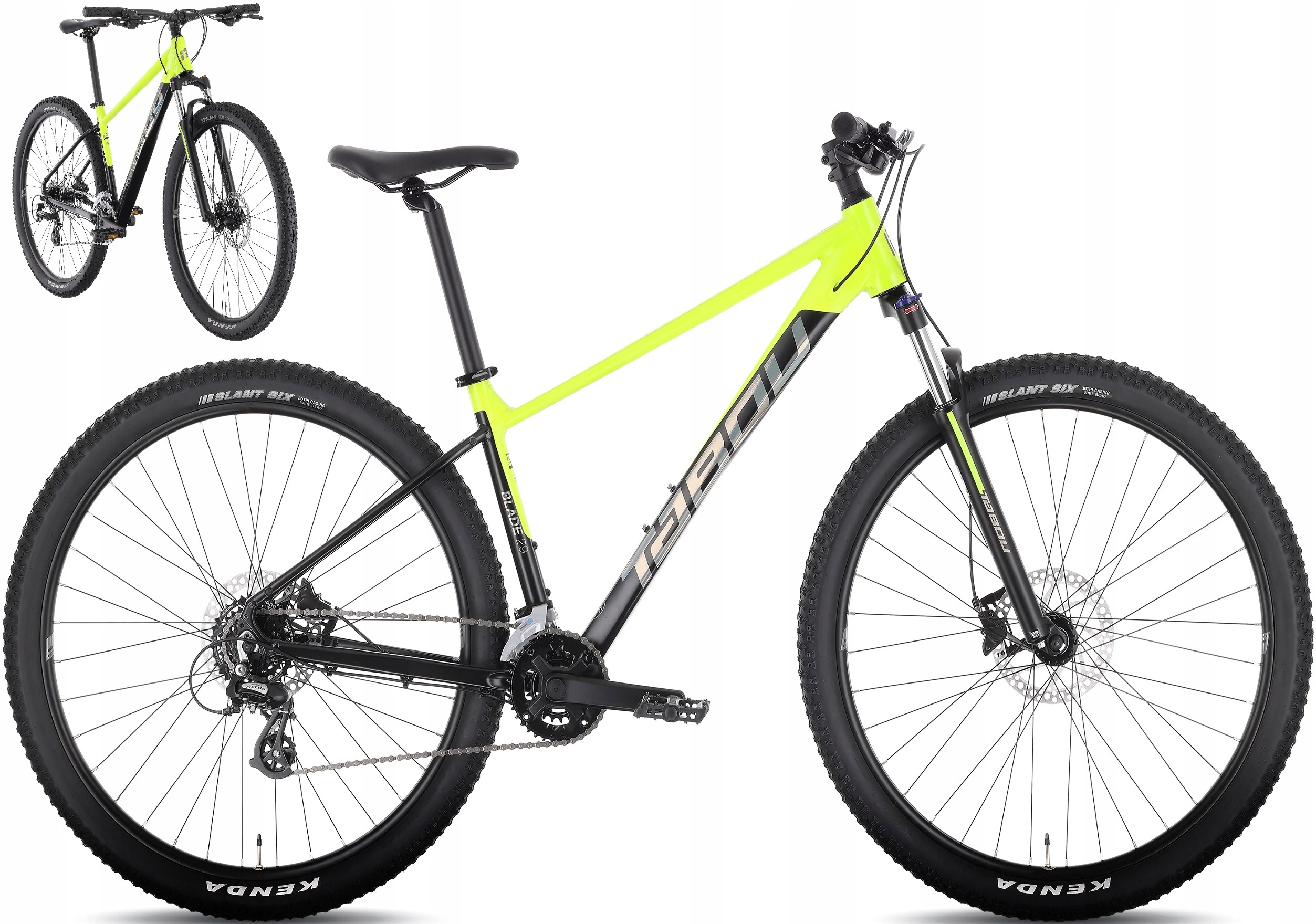 Rower Mtb Tabou Blade 1 29" S 15.5" black green
