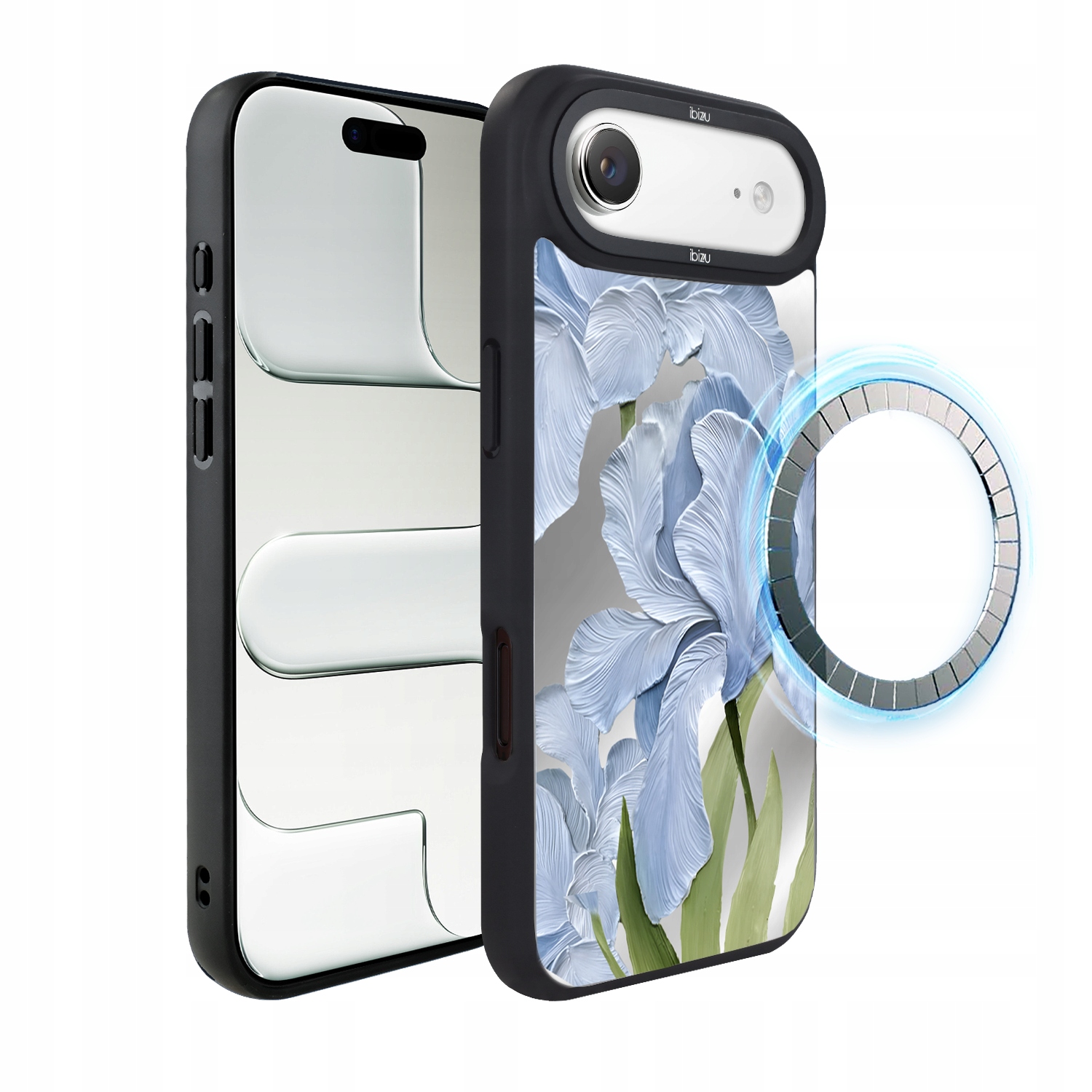 Pouzdro pro iPhone Air Ibizu DropGuard Matt s MagSafe, modrý iris