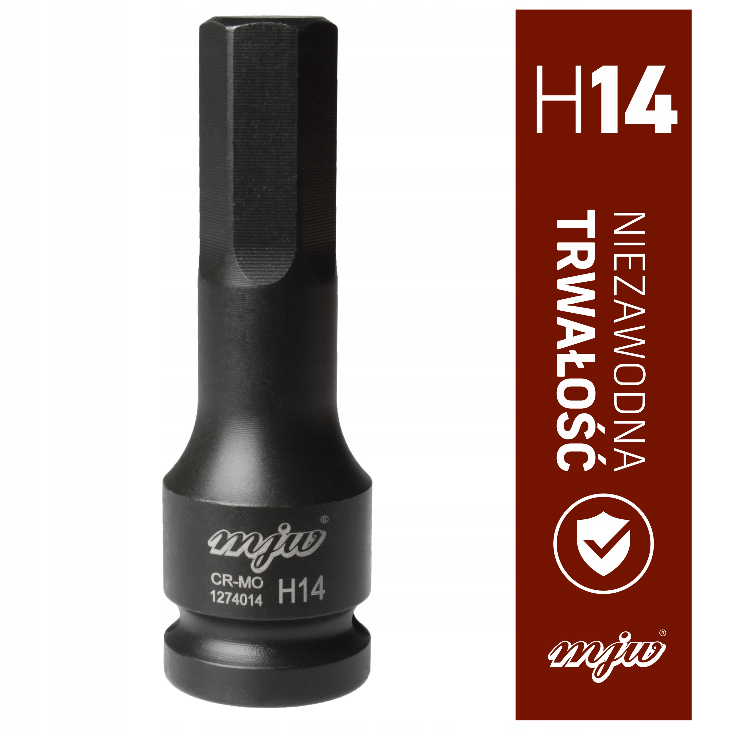 

Hex trzpieniowy H14 długi udarowy 1/2 Mjw