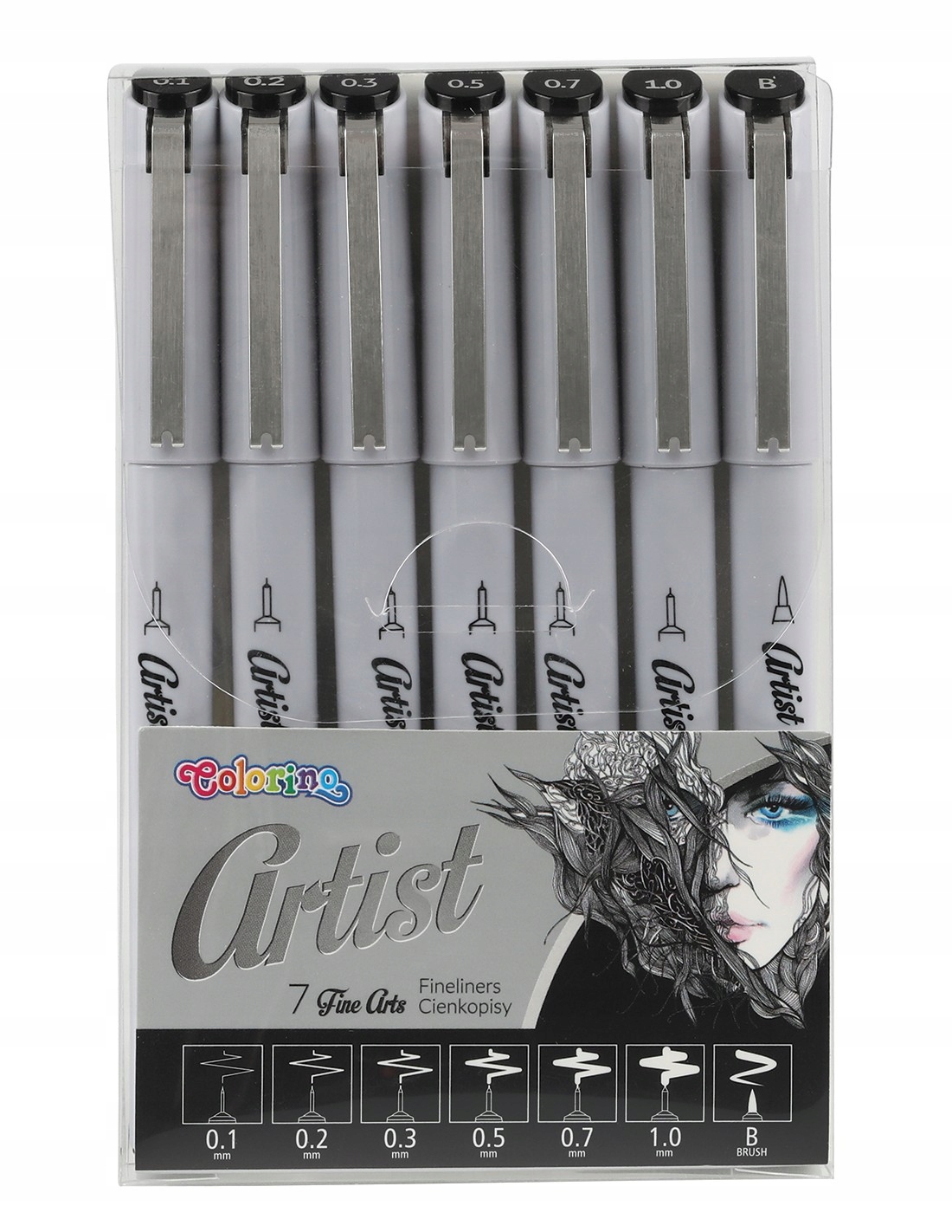 CIENKOPSY DO SZKICOWANIA 7 KOŃ. ARTIST COLORINO