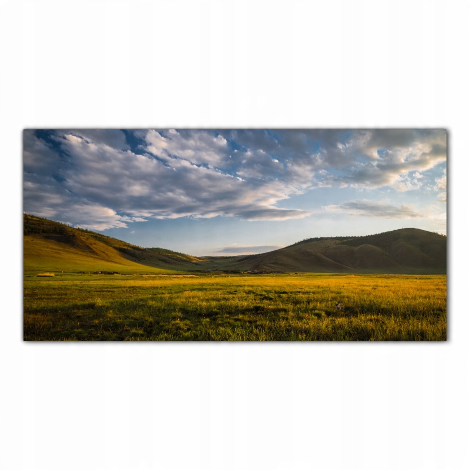 

Hartowany Obraz Szklany Góry Pole Krajobraz 120x60
