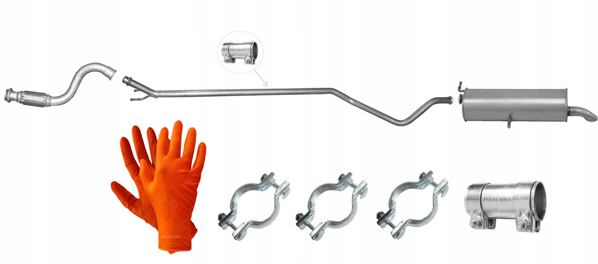 Peugeot 308 1.6 HDi 66-68-81 kW (2007-2013) Hatchback Výfukový Systém