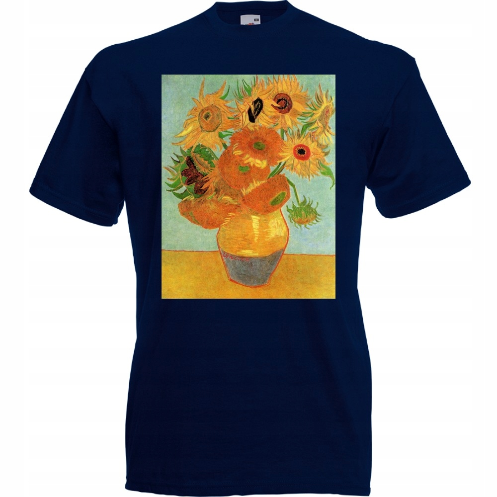 

Koszulka z nadrukiem Van Gogh słoneczniki M grana
