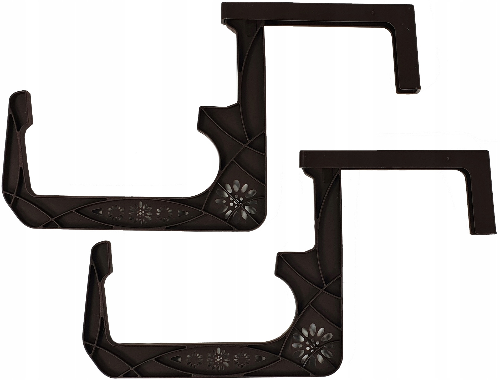 KOMPLET UCHWYTÓW DO SKRZYNKI BALKONOWEJ HACZYKI