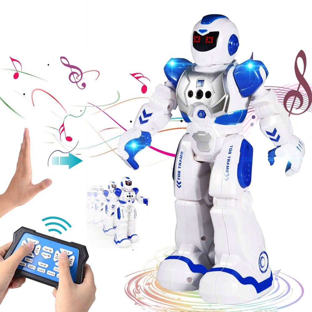 PROGRAMOWALNY ROBOT ZDALNIE STEROWANY RC CZUJNIK WYKRYWAJĄCY GESTY PILOT Stan opakowania oryginalne