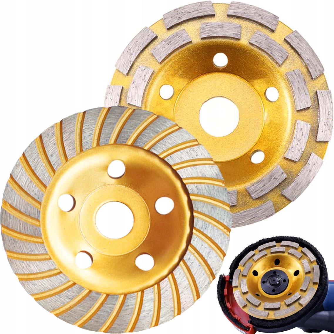 

Zestaw Tarcz Do Szlifowania Betonu Garnkowa 125MM