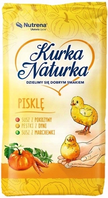 KURKA NATURKA PASZA DLA PISKLĄT PISKLĘ KUR DROBIU KRUSZONKA Z POKRZYWĄ 20KG