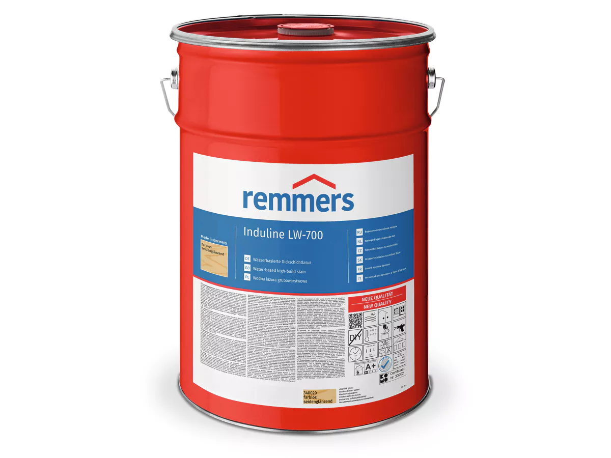 Remmers Induline LW-700/40 vodní hrubá lazura. Palisandr RC-750 20L