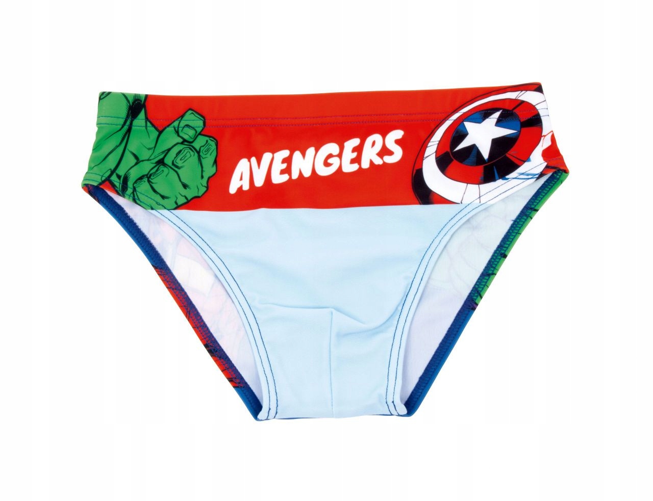 STRÓJ KĄPIELOWY AVENGERS KĄPIELÓWKI MAJTKI 98/104 CHŁOPIĘCE 2 SZT Wiek dziecka 3 lata +