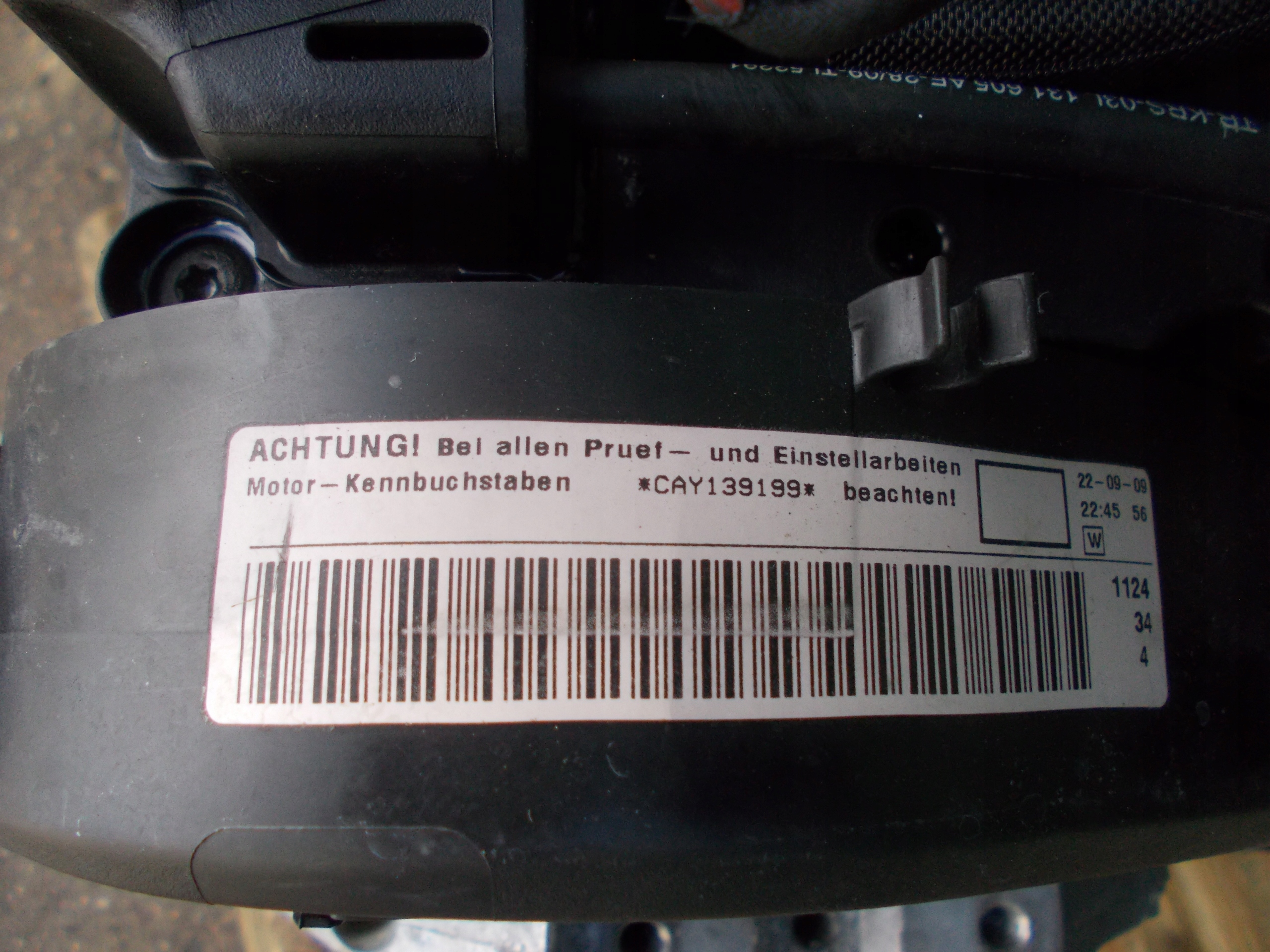 SEAT IBIZA IV GOLF VI + 1.6TDI 08/09R engine complete CAY