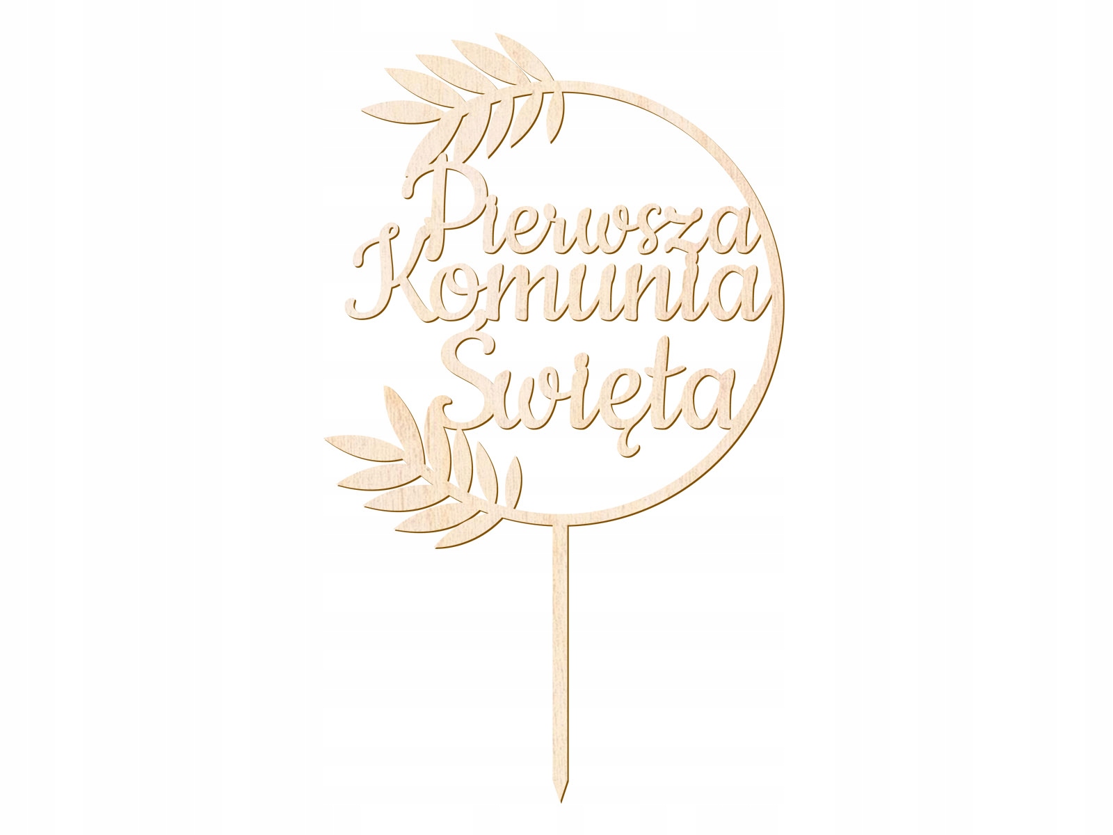

Topper dekoracja na tort I Komunia Święta Ihs