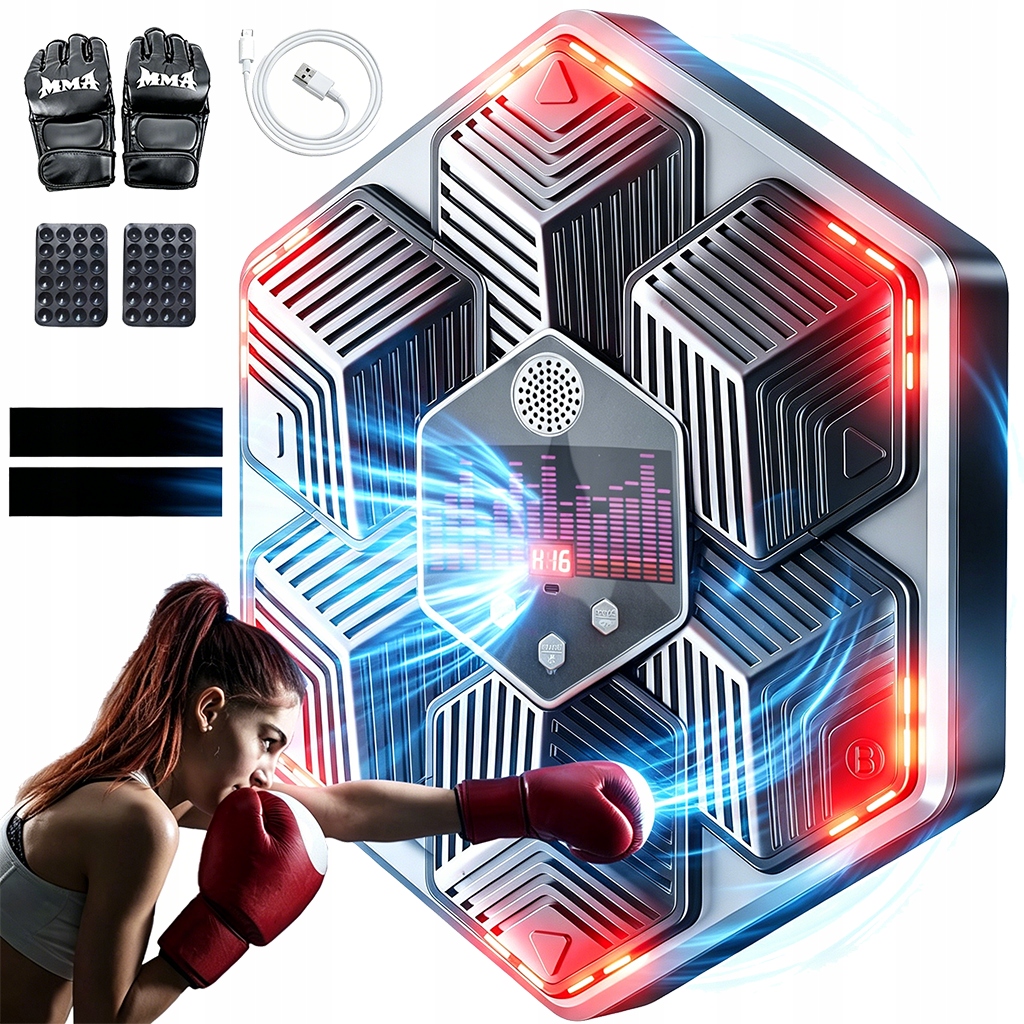 Bluetooth Music Boxing Machine 14 Trybów 16 Prędkości Potrójne Tłumienie