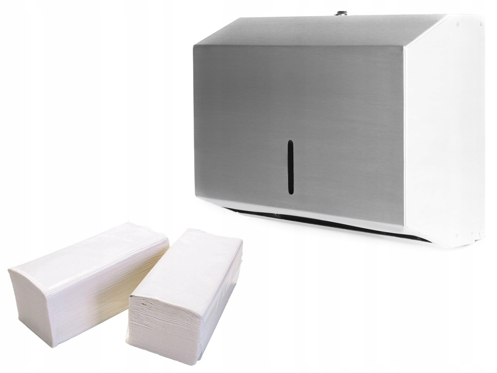 

Zestaw Podajnik Dozownik Stal Ręczniki Zz 4000szt