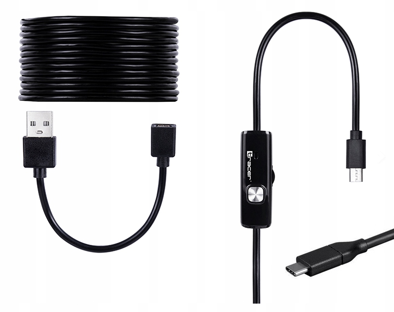 KAMERA ENDOSKOPOWA INSPEKCYJNA NA TELEFON SMARTFON 5m LED USB ANDROID USB-C Marka Tracer