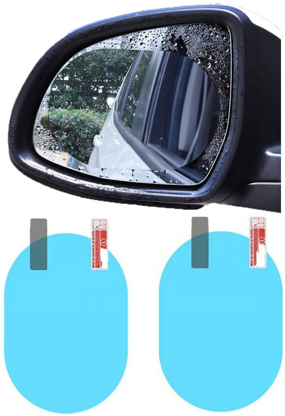 

Folia Naklejka Anti-fog Na Lusterka 2 Sztuki