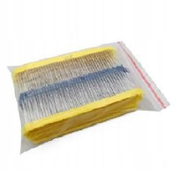 Zestaw rezystorów przewlekanych 0,25W 30x 20szt