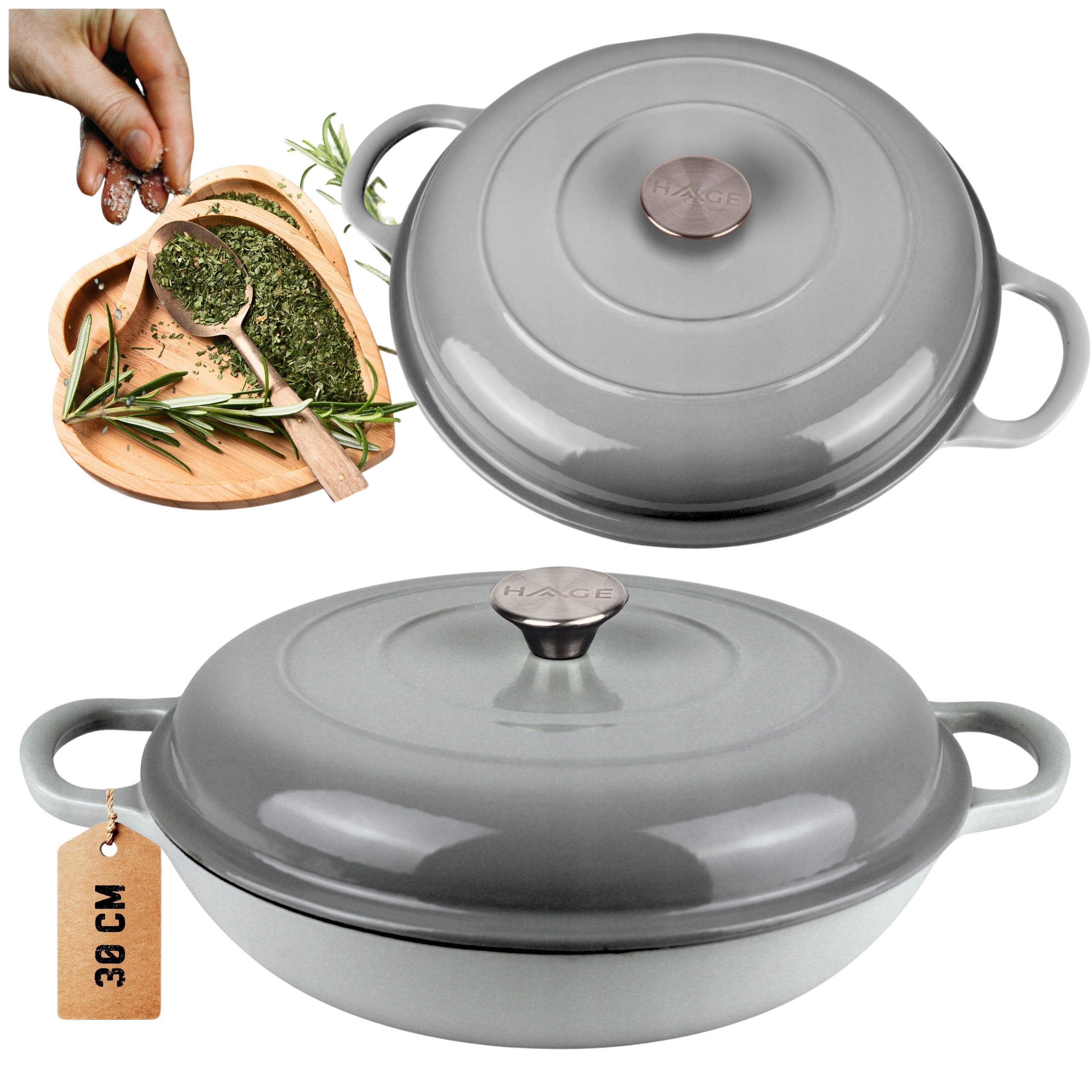 Hrnec Z Litiny, Nízká Indukce, Plyn, Trouba, Pánev Pekáč