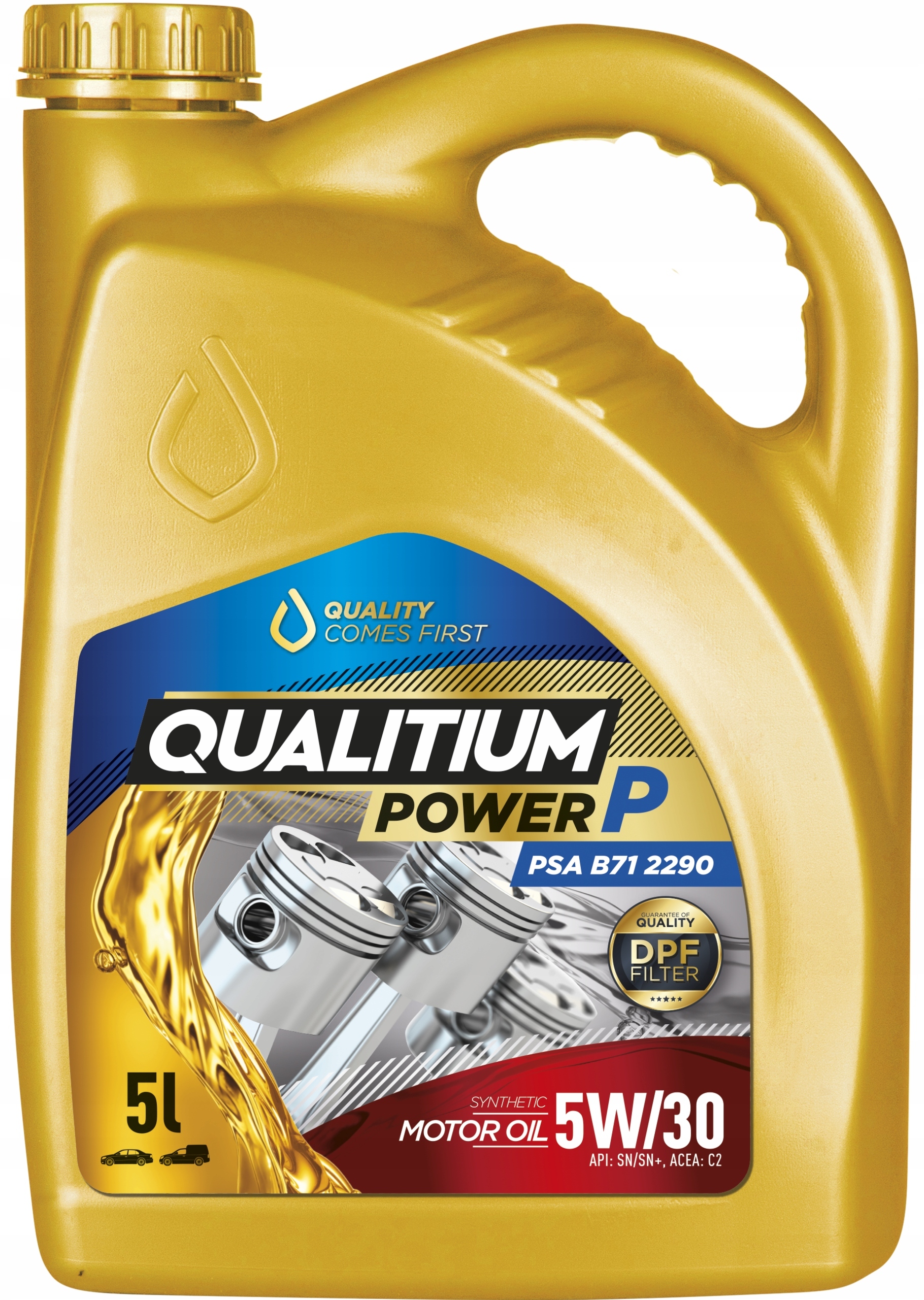 

Olej syntetyczny Qualitium Power P 5 l 5W-30
