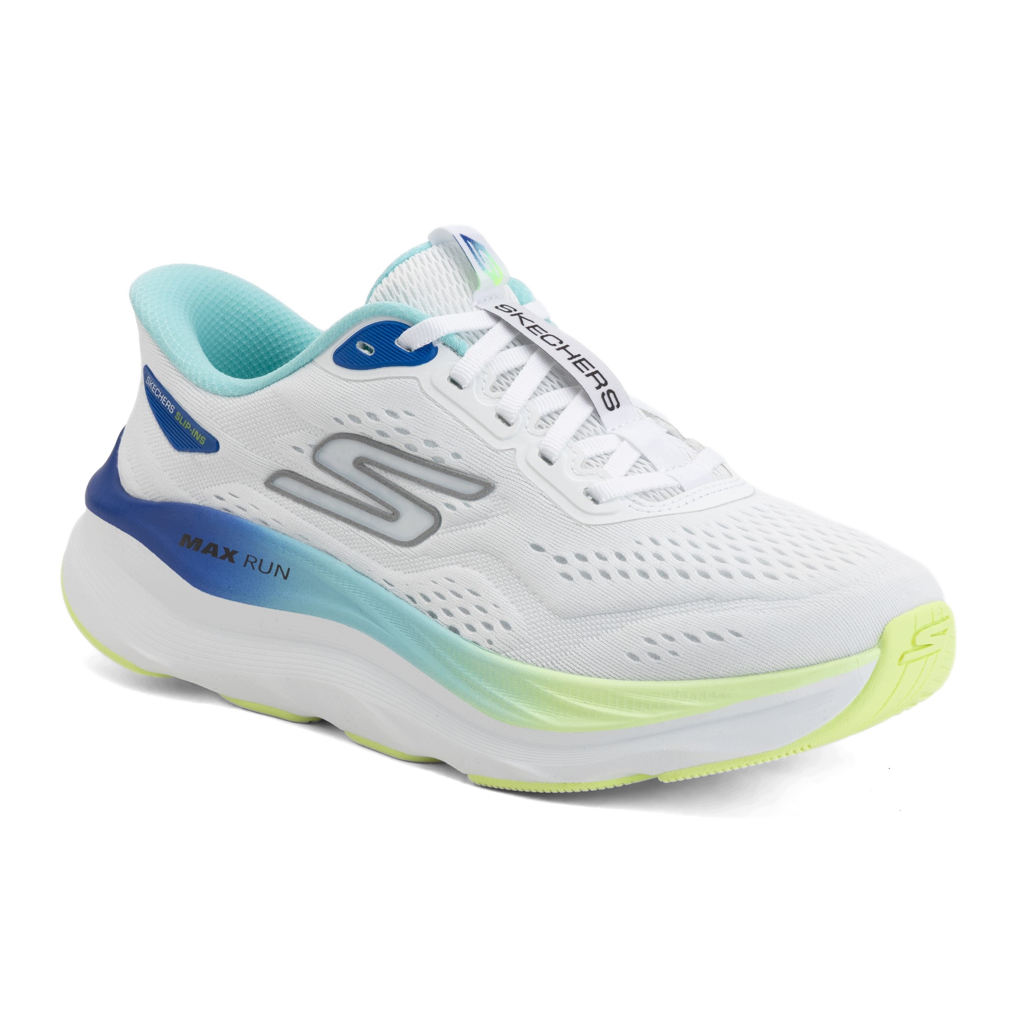 Buty do biegania damskie Skechers Max Run white