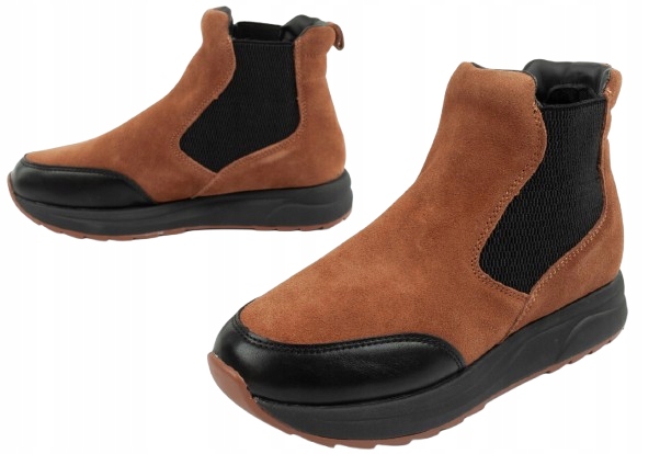 Scholl Dámské Kotníkové Boty Hnědé Nazouvací S Kůží 37 T_a