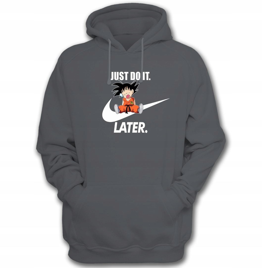 

Bluza z kapturem Dragon BALL-01 szara r.S