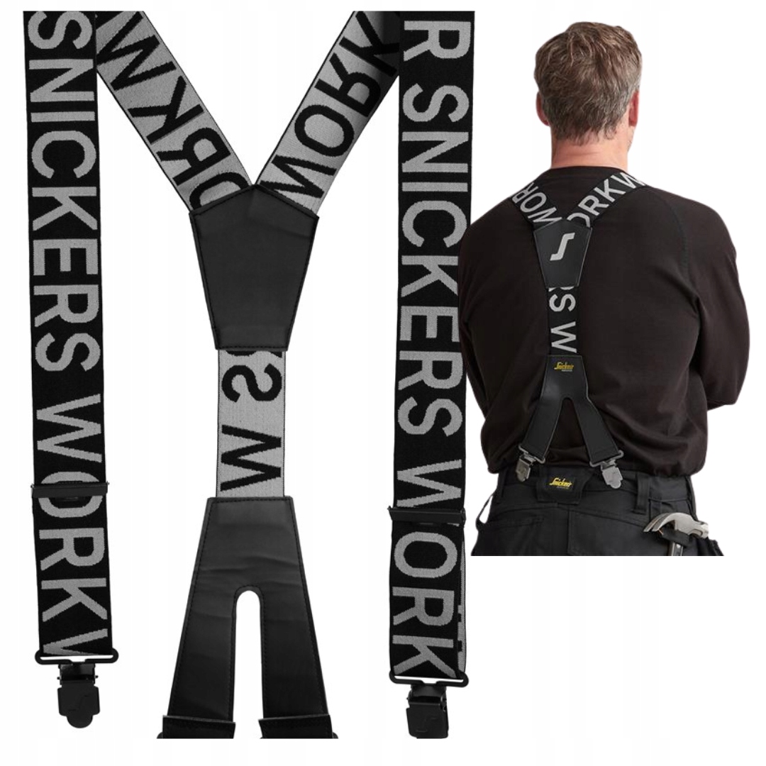 Pásky ke kalhotám široké pánské elastické Snickers 9064