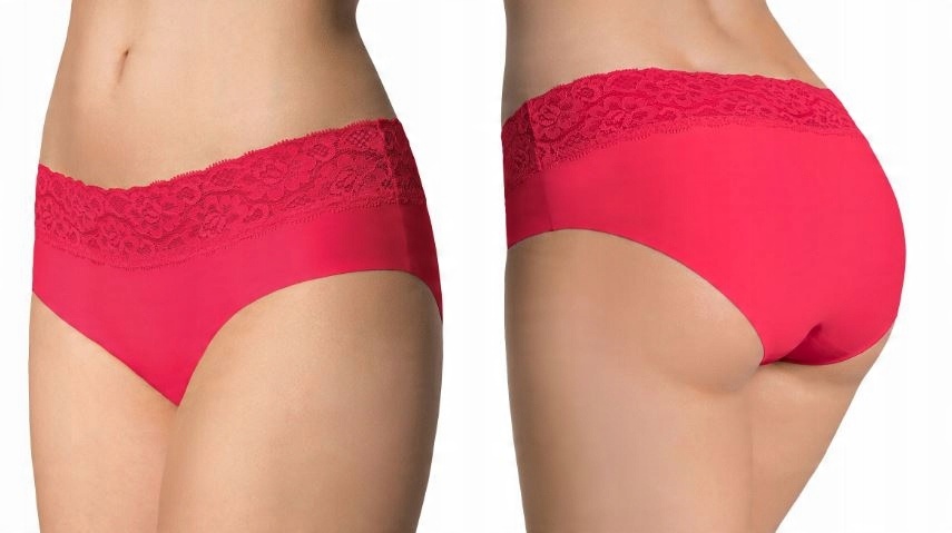 

Julimex figi bezszwowe Hipster Panty L czerwone