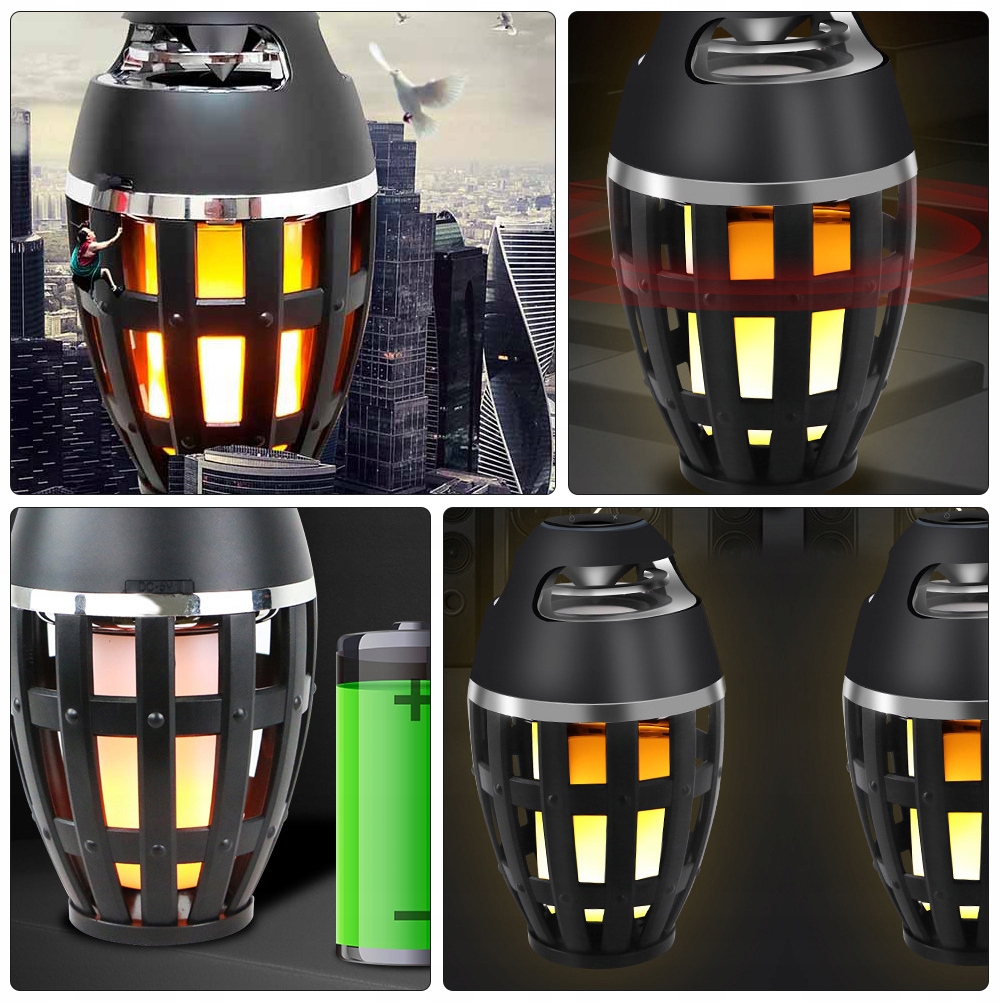 LAMPA STOŁOWA LED LAMPA NOCNA GŁOŚNIK FLAME GŁOŚNIKI Kod producenta 8519592