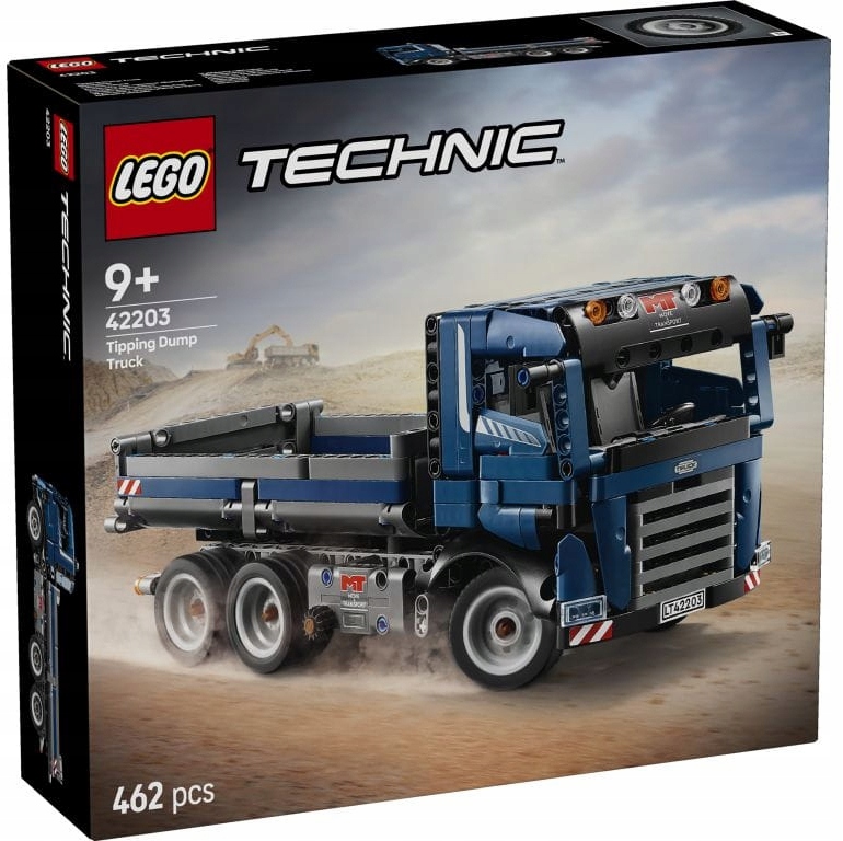 Lego Technický Sklápěč S Naklápěcí Převodovkou, Sada Kostek 42203
