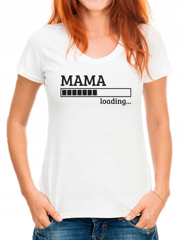 

Koszulka Na Dzień Matki Dla Mamy Mama Loading XL