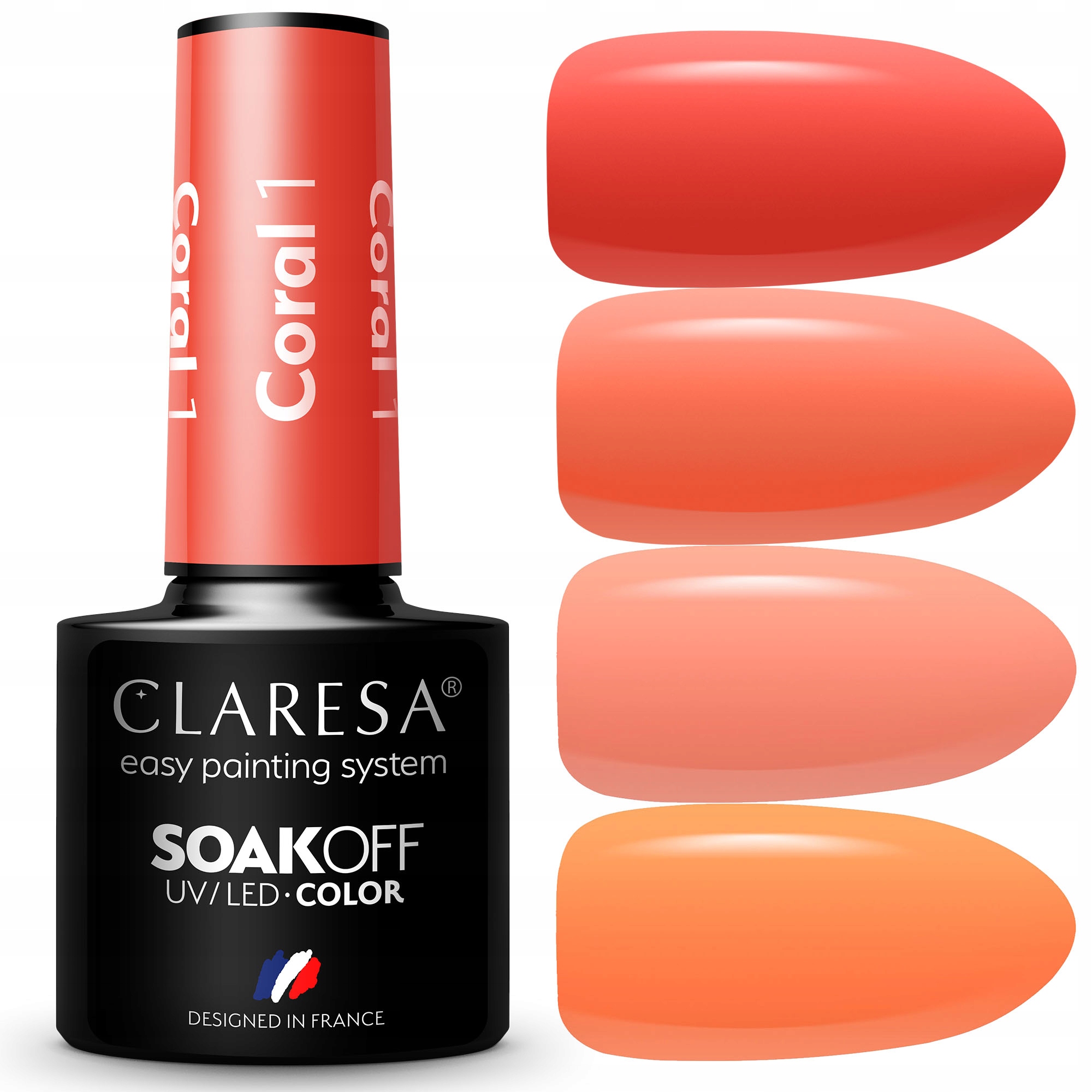 

Claresa Kolekcja Lakier Hybrydowy Koralowy 2022