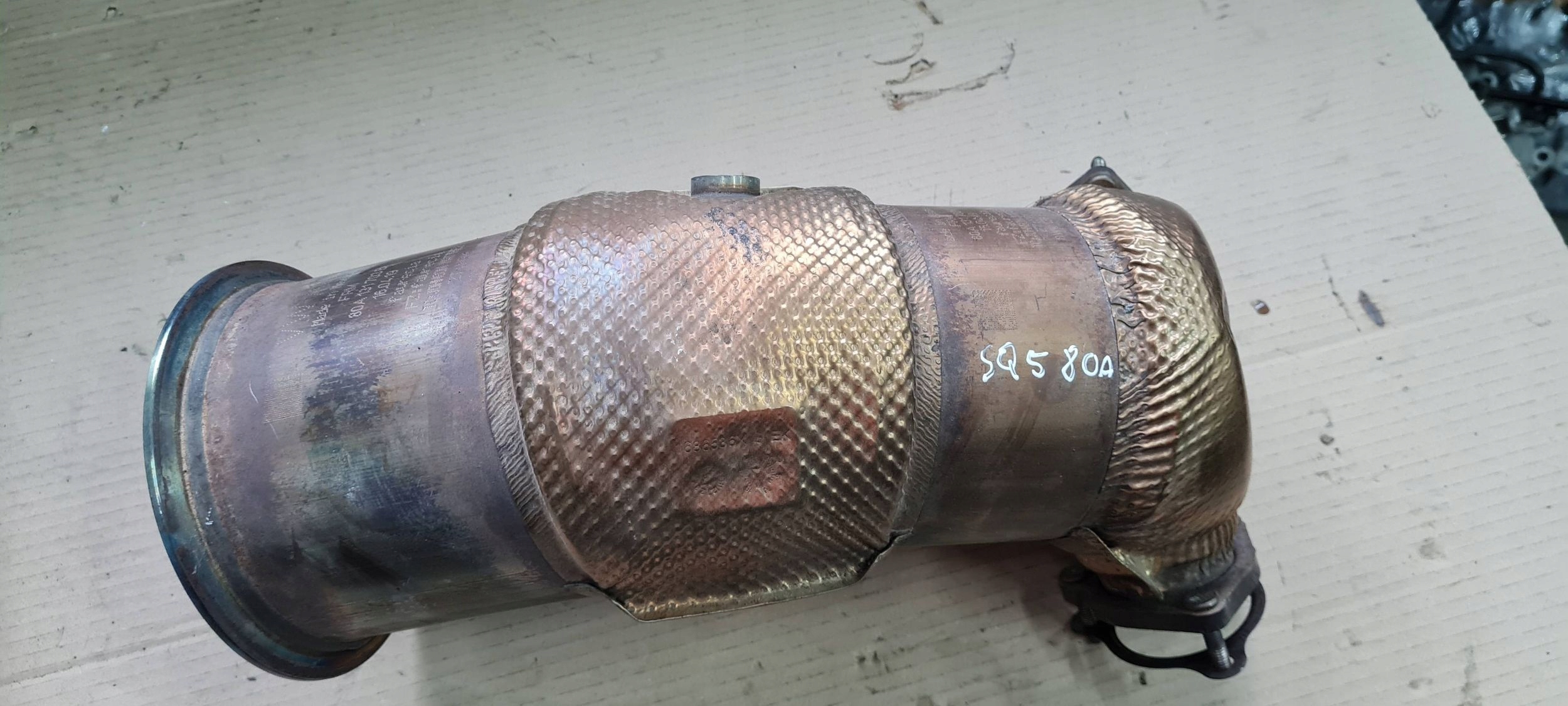 SQ5 80A catalyst filter CZASTEK STALYCH 3.0 TFSI DPF FAP 80A131703C