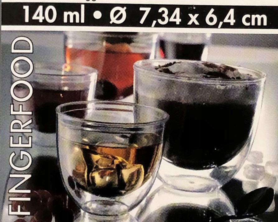 FINGERFOOD KUBEK PODWÓJNA ŚCIANKA, SUPER PAK Kod producenta 86237