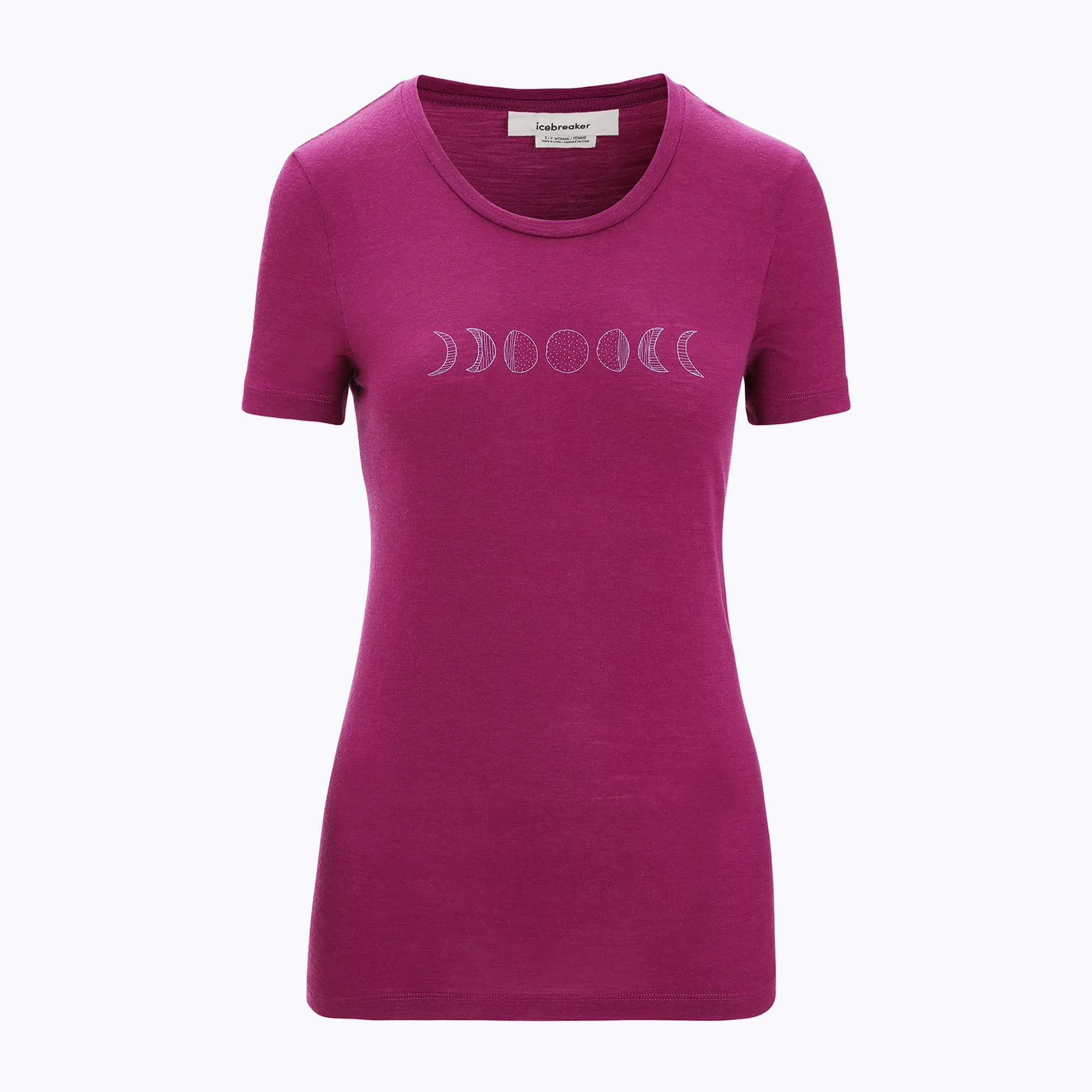 Koszulka trekkingowa damska icebreaker Tech Lite II Moon Phase IB0A56NO7351 Rozmiar S