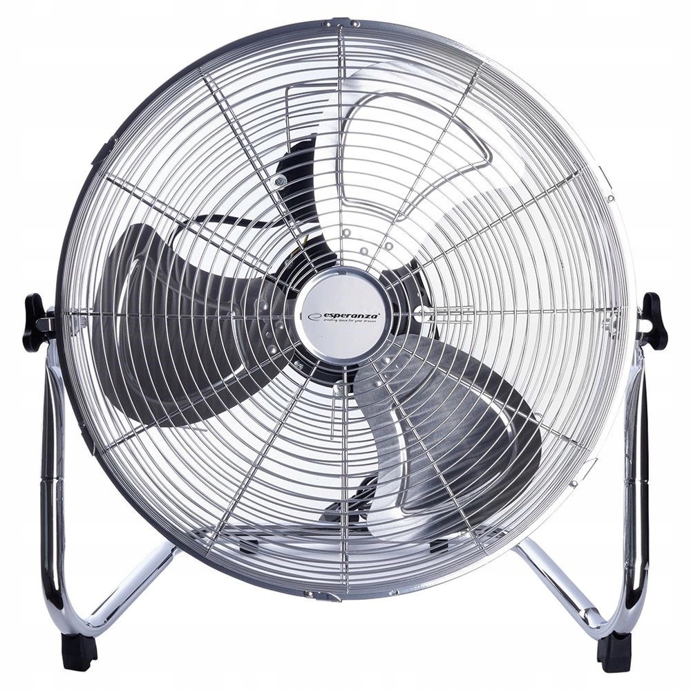 WENTYLATOR PODŁOGOWY PRZENOŚNY STOJĄCY DOMOWY 110W METALOWY 3 POZIOMY