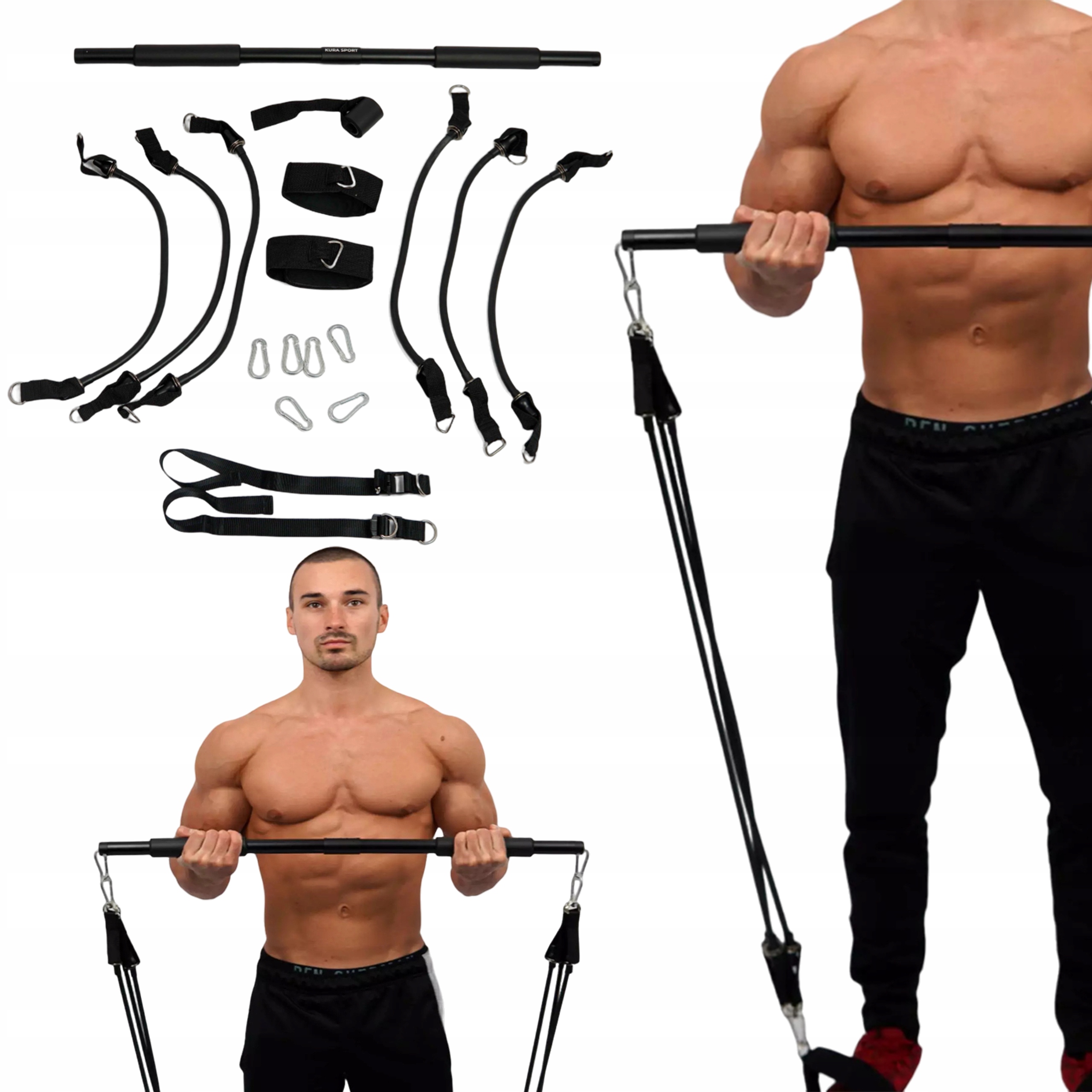 Ekspandery Treningowe Z Drazkiem Gumy Do Ćwiczen